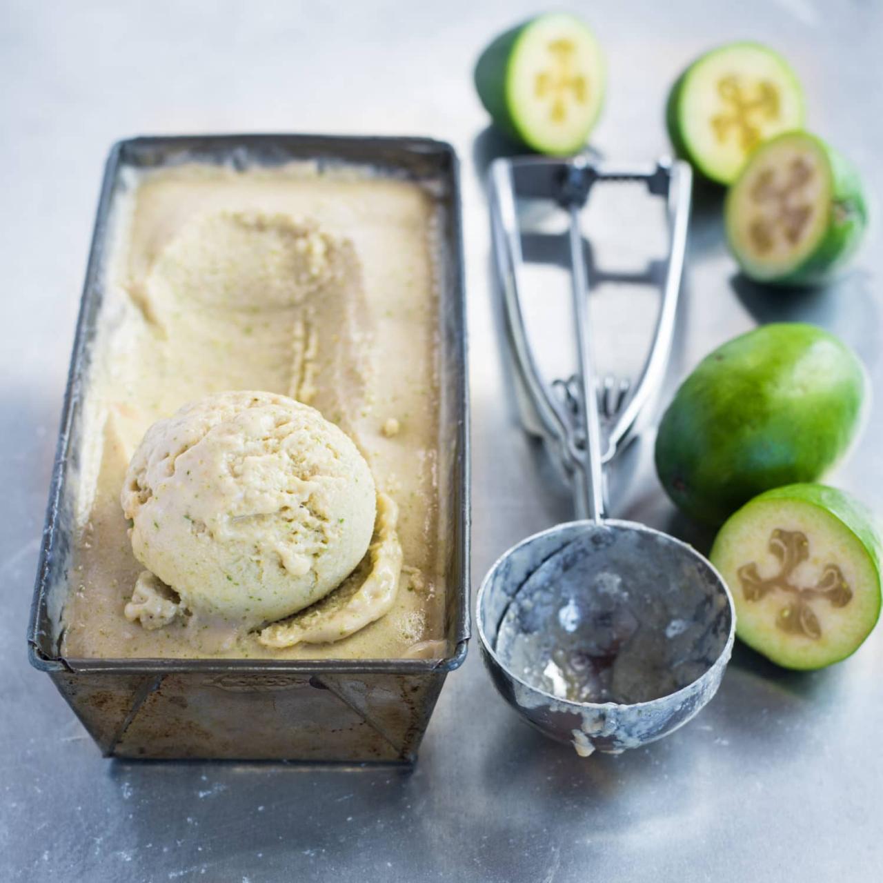 Feijoa Ice Cream Recipe