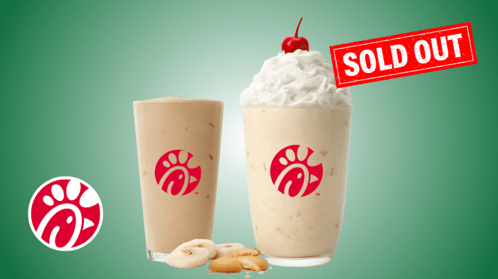 Chick-fil-a banana pudding milkshake 2024 release date