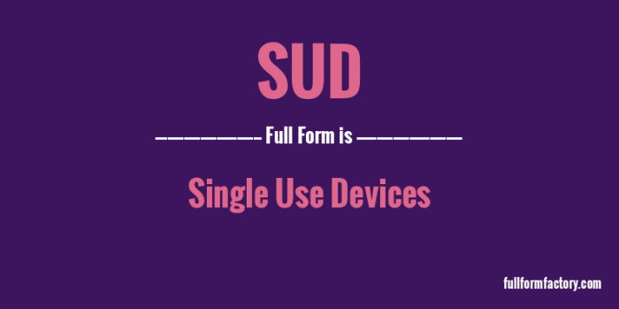 SUD abbreviation